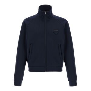 Prada Blue Polyester Men's Sweatshirt